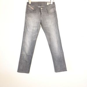 Diesel Industry Gray Pant Jeans Metallic W 25 L 32
